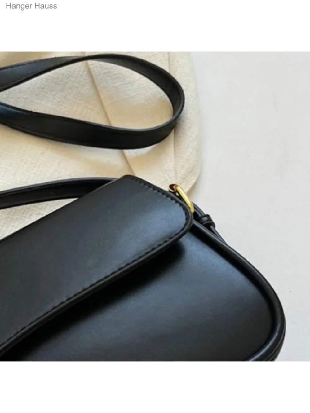 Vegan Leather Retro Y2K Hobo Shoulder Bag Adjustable Strap Tote